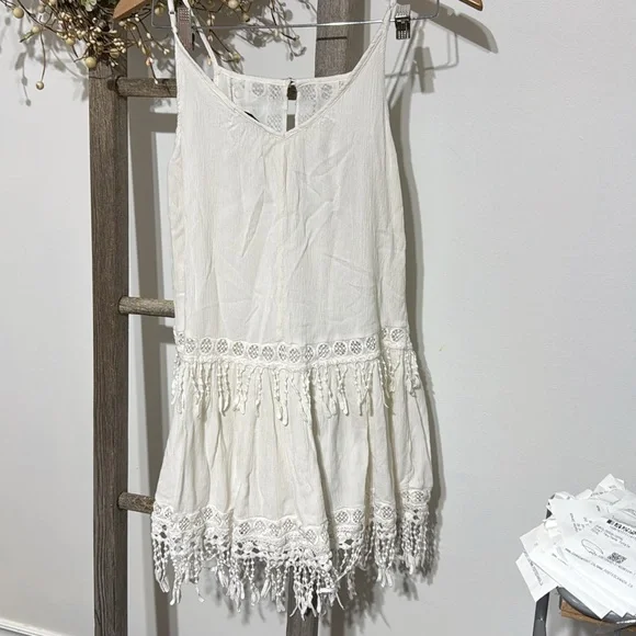 AE off-white summer dress size Small - Picture 6 of 12